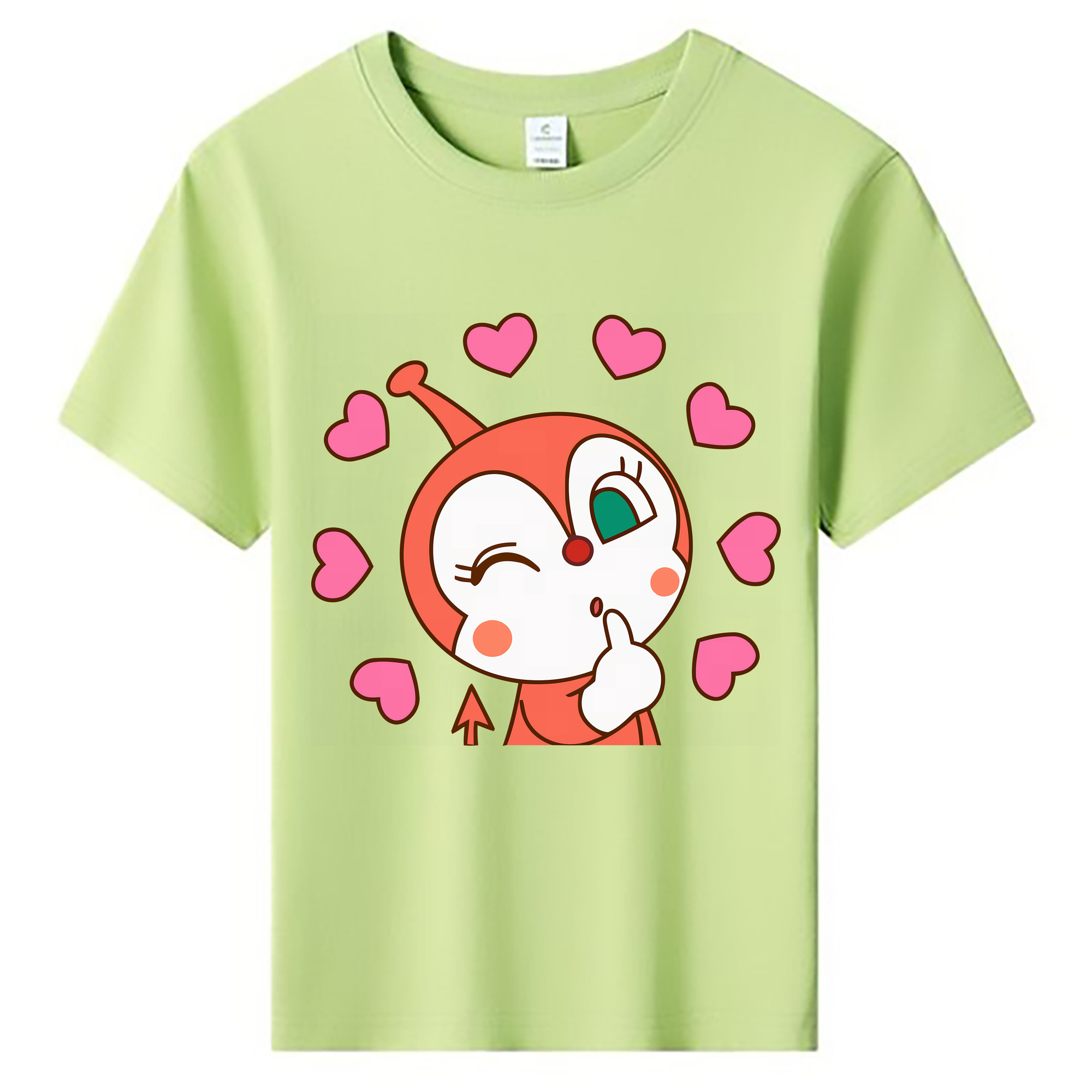 （画像用） アンパンマン Anpanman 綿100％キッズTシャツ（フロントプリント）
